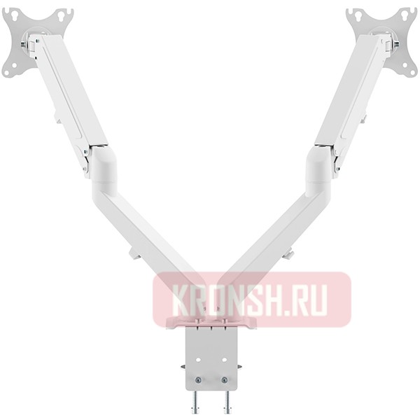 Кронштейн для двух мониторов Uniteki FMGT82W (белый)