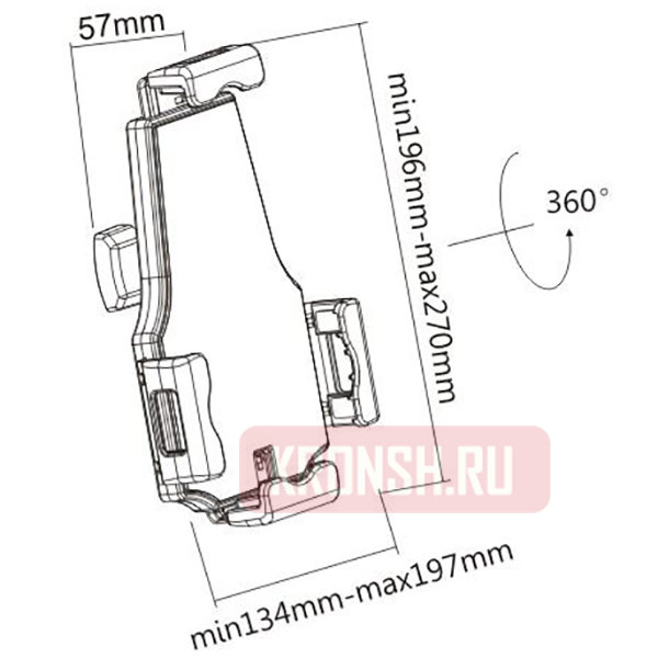 Кронштейн для планшета ErgoFount BTAB21-02