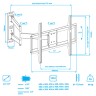 Кронштейн для телевизора Arm-Media Paramount-75