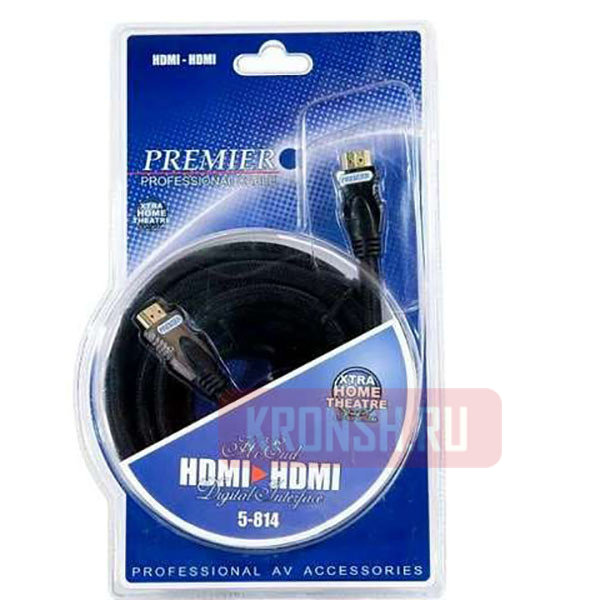 Кабель HDMI-HDMI Premier 5-814-2 (2 м)   