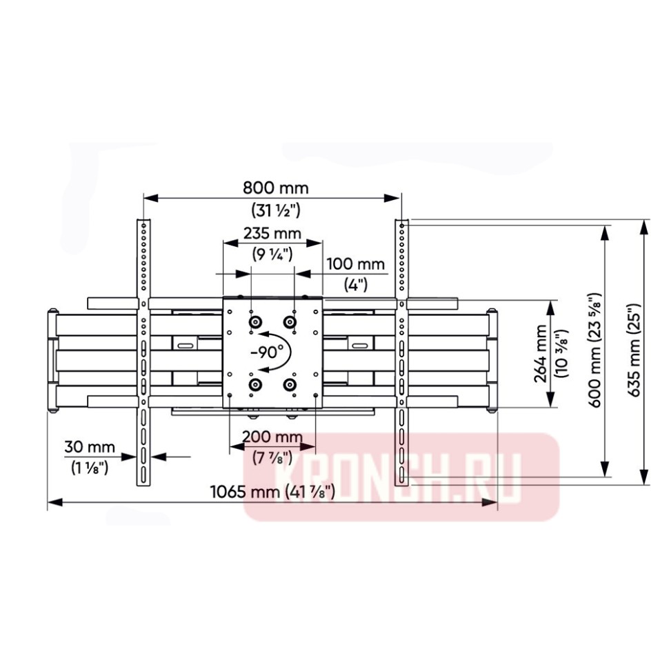 Кронштейн для телевизора Onkron M8L