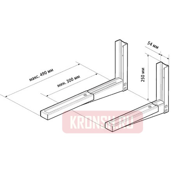 Кронштейн Trone C3-W (белый)
