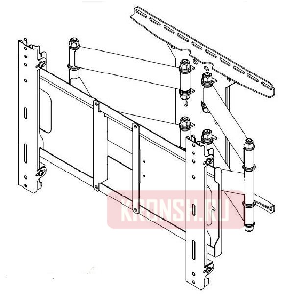Кронштейн для телевизора ARTKRON Powerful-100