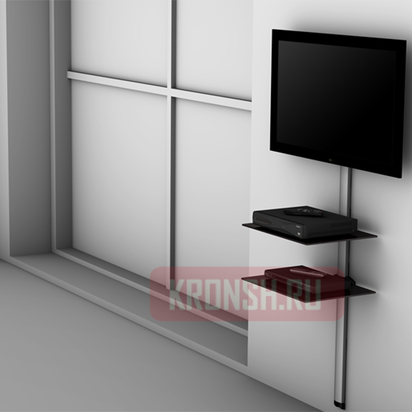 Полка для аппаратуры Sonorous PL 2620 B SLV