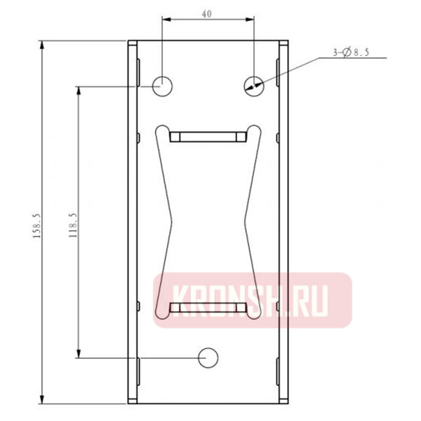 Кронштейн для телевизора Vivanco BFMO 8120 (39499)