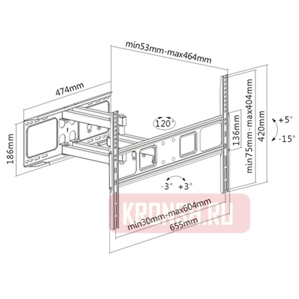 кронштейн UM873F