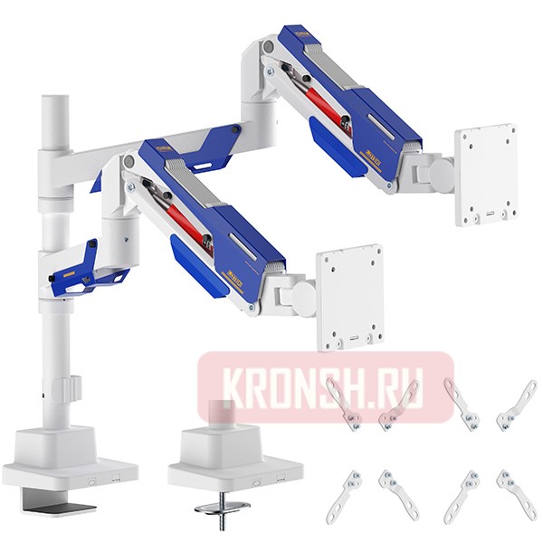 Кронштейн для мониторов Ultramounts UM744WB (белый)