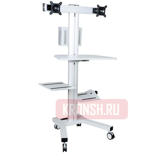 Cтойка для двух мониторов 2MVESA WorkHub 200 (WKH-0200-S)