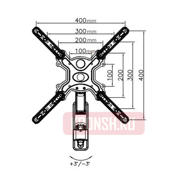 кронштейн для телевизора NB F450
