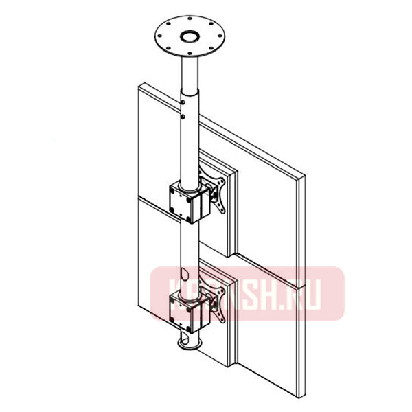 Потолочный кронштейн ARTKRON Duplex 1528
