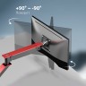 Кронштейн для двух мониторов Uniteki FMGT102RDR