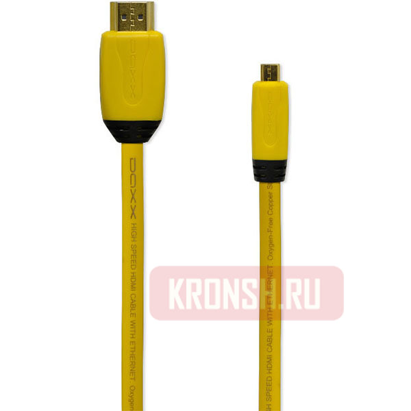 Кабель miniHDMI-HDMI DAXX R38-11 (1,1 м) 