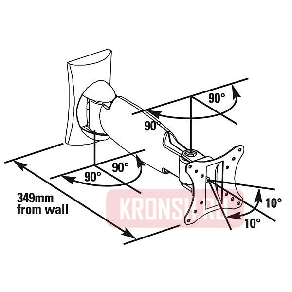 Кронштейн для телевизора Vivanco WM 3220 (33393)