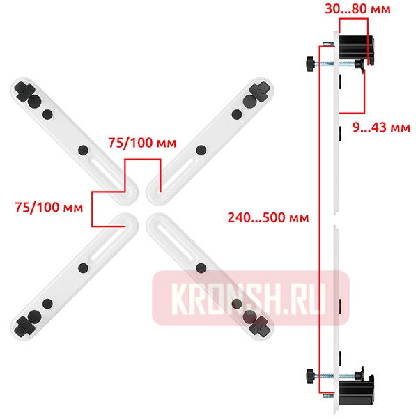 переходник для телевизора Uniteki FP2NW