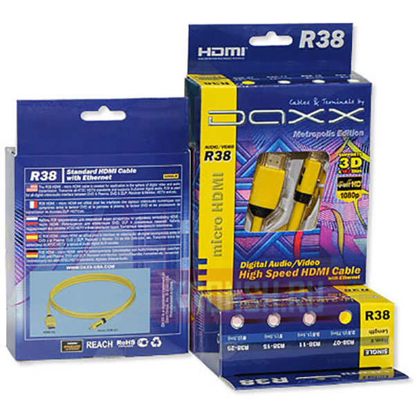 Кабель miniHDMI-HDMI DAXX R38-25 (2,5 м)   