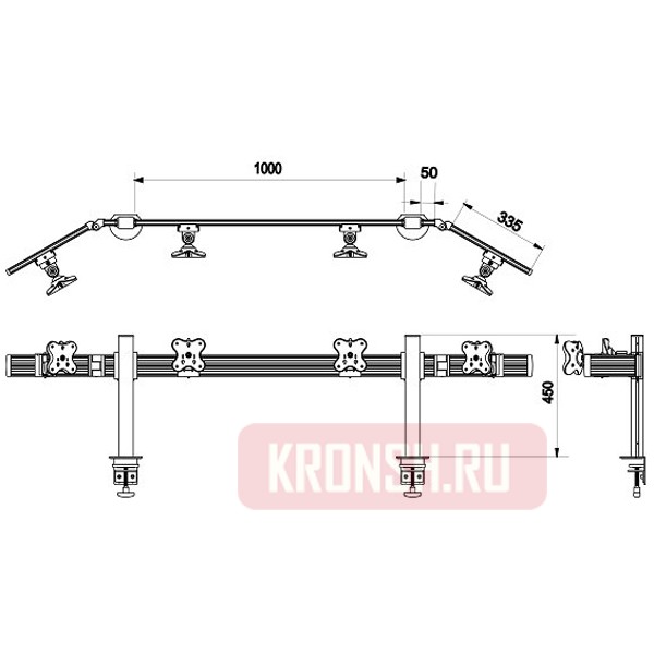 ErgoFount TBSS-400WG