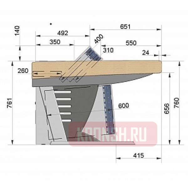 Стол режиссёра ARTKRON Desktop 33171
