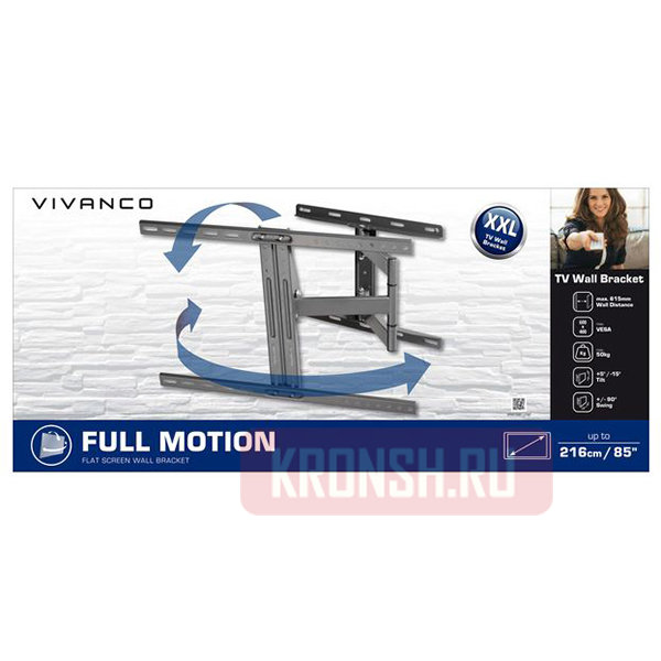 Кронштейн для телевизора Vivanco BFMO 6560 (37982)