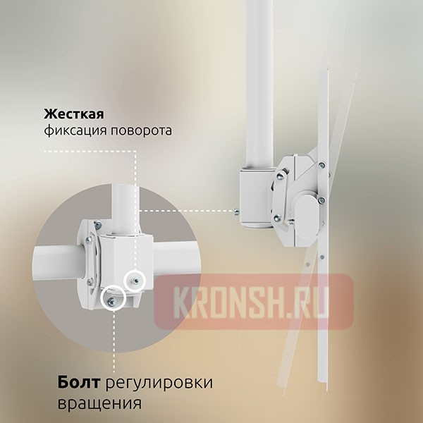 Потолочный кронштейн для телевизора Uniteki LCD4246W (белый)