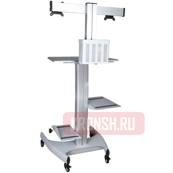 Cтенд для мониторов ErgoFount KFT 1601/2 (серебристый)  