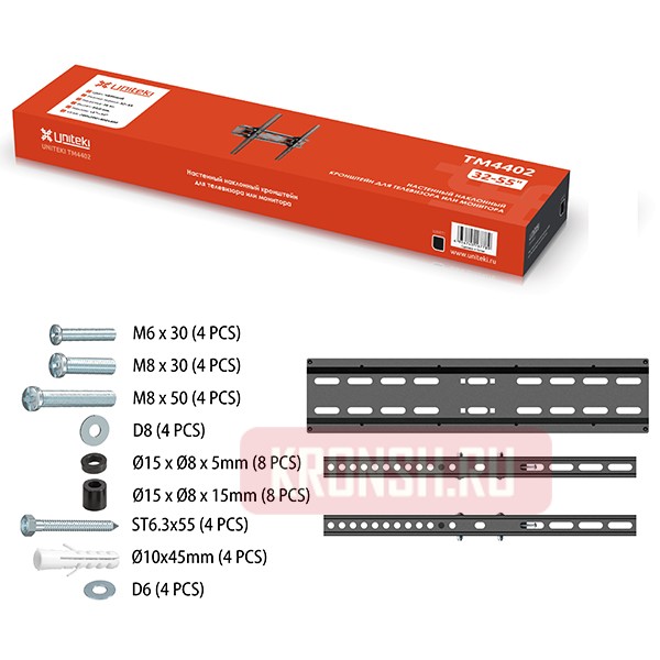 Кронштейн для телевизора Uniteki TM4402 (чёрный)