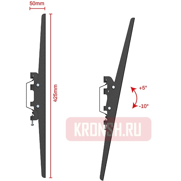 Кронштейн для телевизора Uniteki TM4402 (чёрный)
