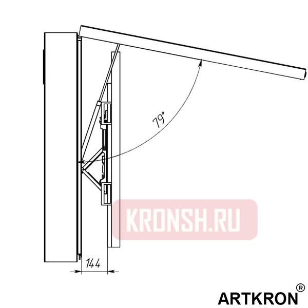 Кожух для телевизора ARTKRON Proof-75