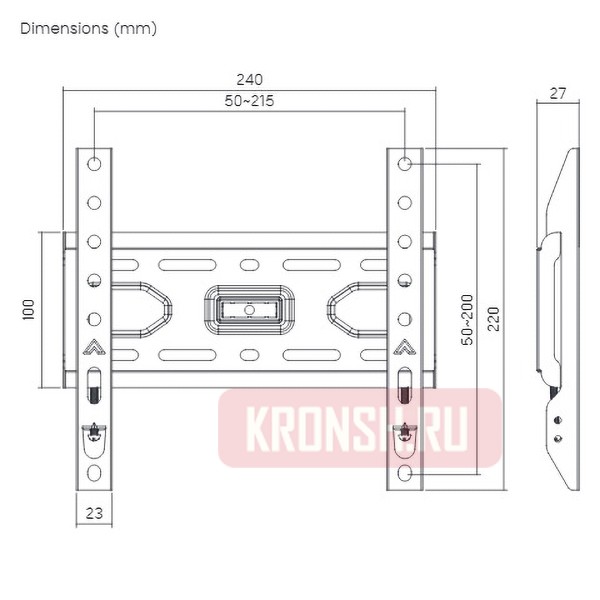 Кронштейн для телевизора Ultramounts UM818