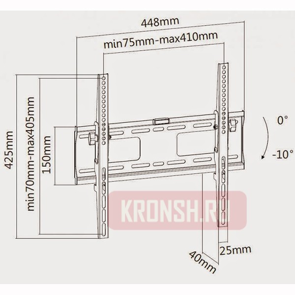 кронштейн iTECHmount PLB-44ES