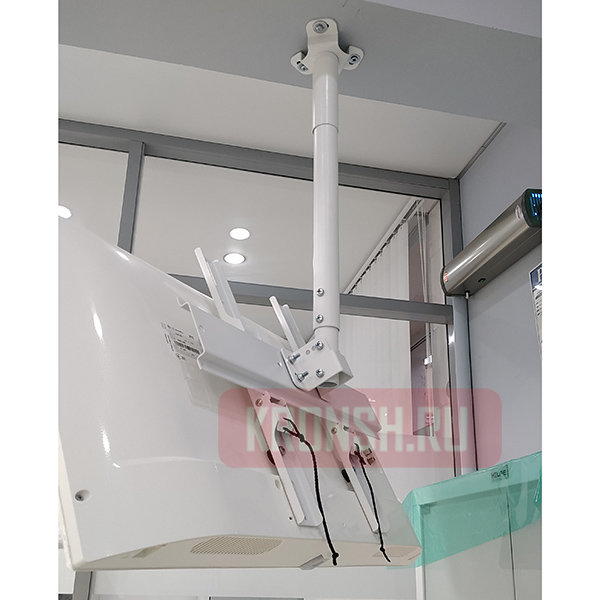 потолочный кронштейн для телевизора Holder PR-101 (белый)
