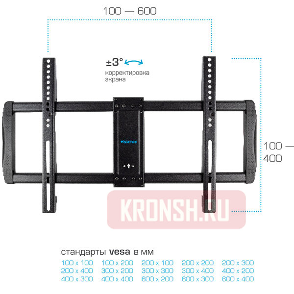 Кронштейн для телевизора Kromax Galactic-61