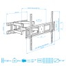 Кронштейн для телевизора Arm-Media LCD-418