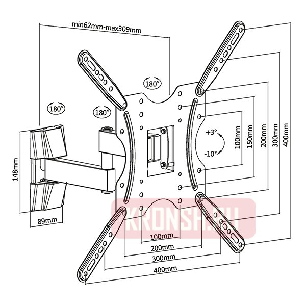 Кронштейн для телевизора Ultramounts UM903