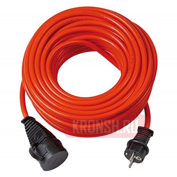Удлинитель Brennenstuhl (1 розетка, 25 м, оранжевый ), 1161960