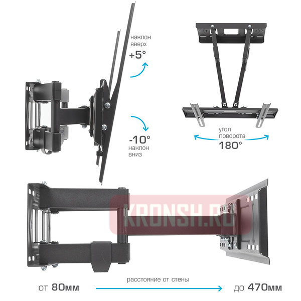 Кронштейн Kromax Pixis-L-2 