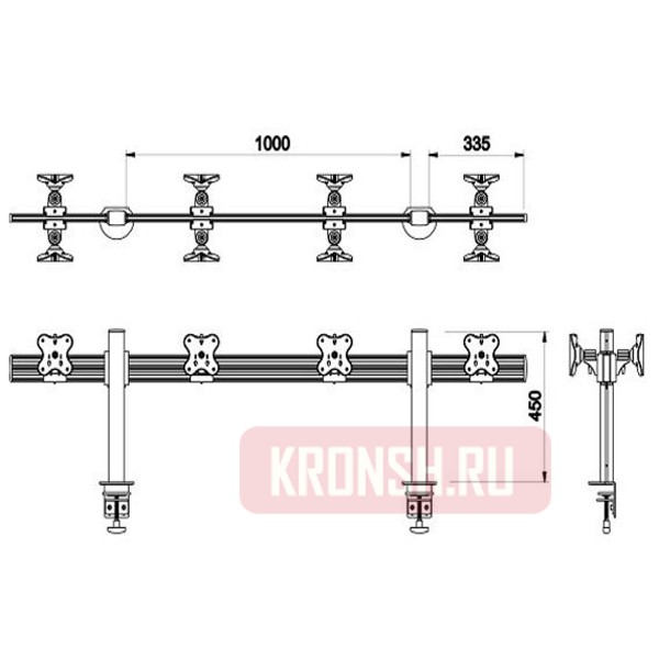 кронштейн EGC EGTB-4514D