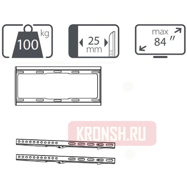 Кронштейн для телевизора OFA WM2611
