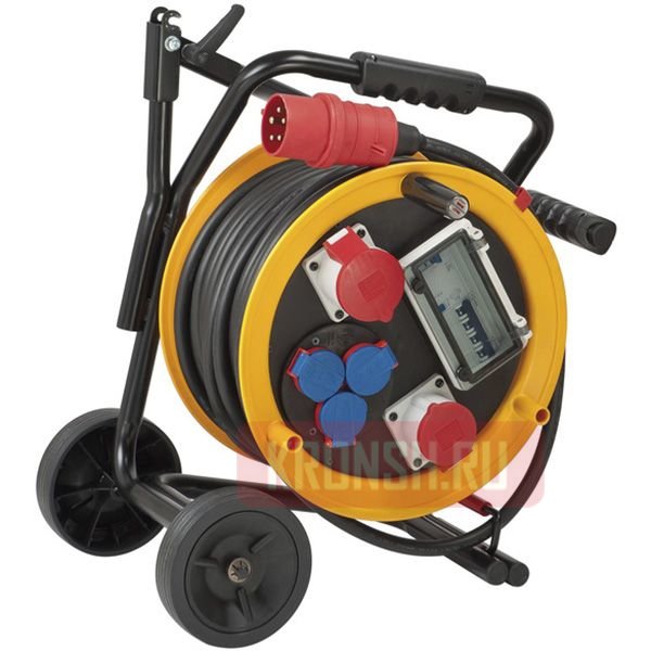 Удлинитель на катушке-тележке Brennenstuhl (5 розеток, 30 м) 1319200