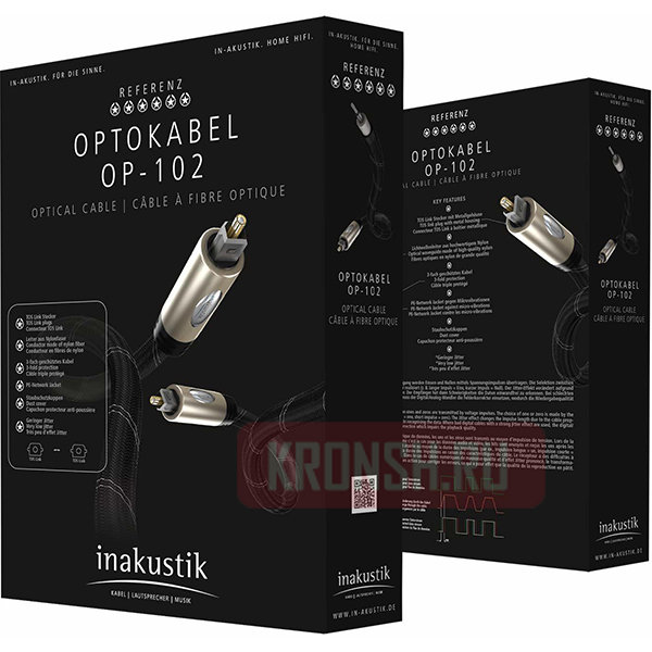 Оптический кабель Inakustik Referenz OP-102, Toslink-Toslink (10 м)  
