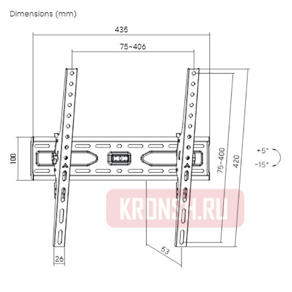 Кронштейн для телевизора Ultramounts UM845