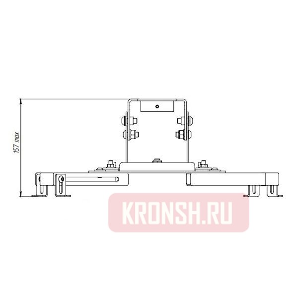 Кронштейн для проектора ARTKRON PRJ Part-500 (чёрный)