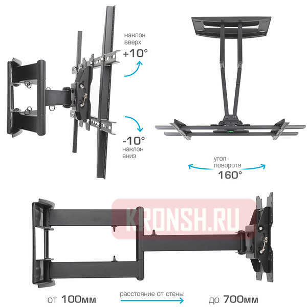 Кронштейн для телевизора Tuarex Alta-658