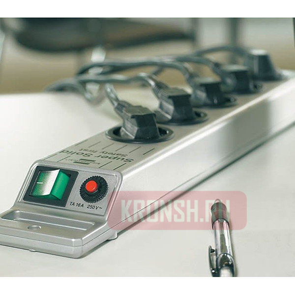 Сетевой фильтр Brennenstuhl 5 розеток, 2,5 м, серебристый