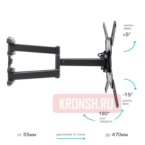 Кронштейн для телевизора Kromax Optima-407