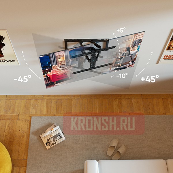 Кронштейн для телевизора Onkron SM6B (чёрный)