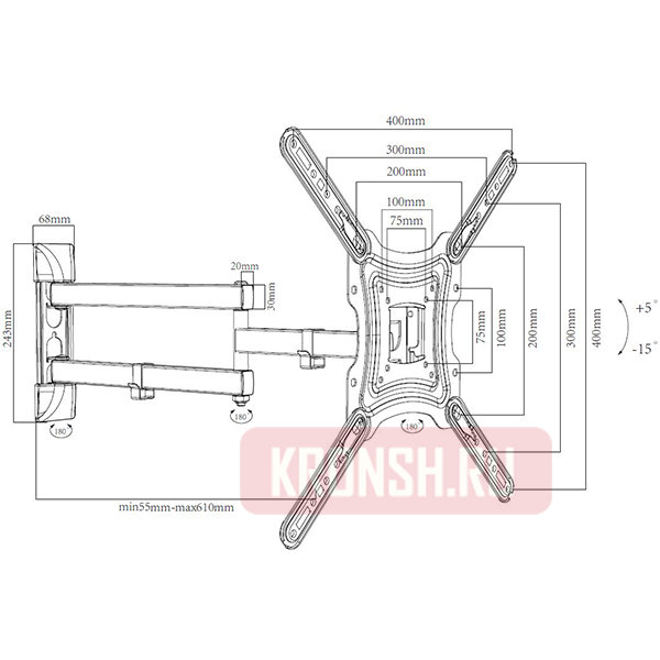 Кронштейн для телевизора Aspect Line-42