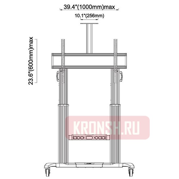 стенд для телевизора NB CF100 (белый)