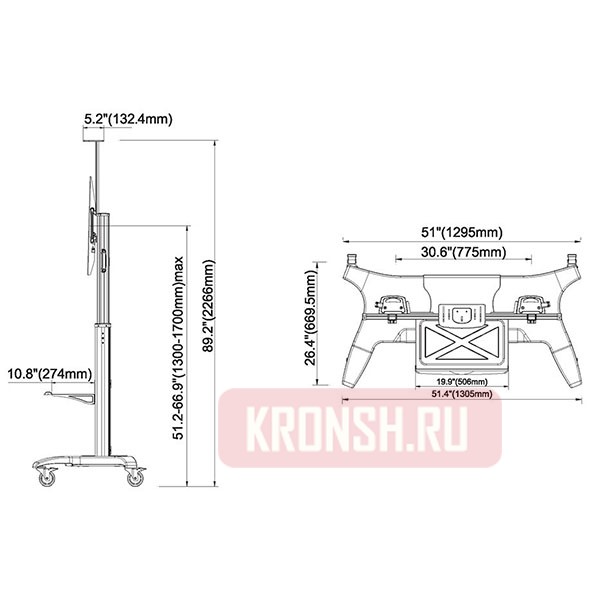 стенд NB CF100 (белый)