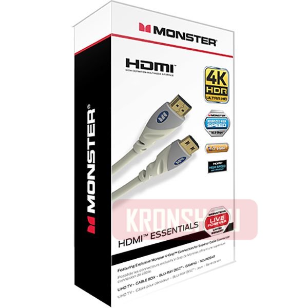 Кабель HDMI-HDMI Monster Essentials (1,2 м), 122946-00