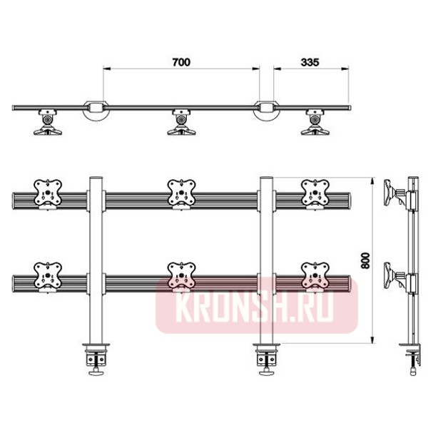кронштейн EGC EGTB-8026G